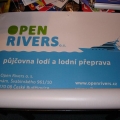 PVC bannery - OPEN RIVERS