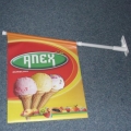 PVC vlaječky s držáky - Anex