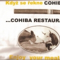 Reklamní tisk trička - Cohiba restaurant