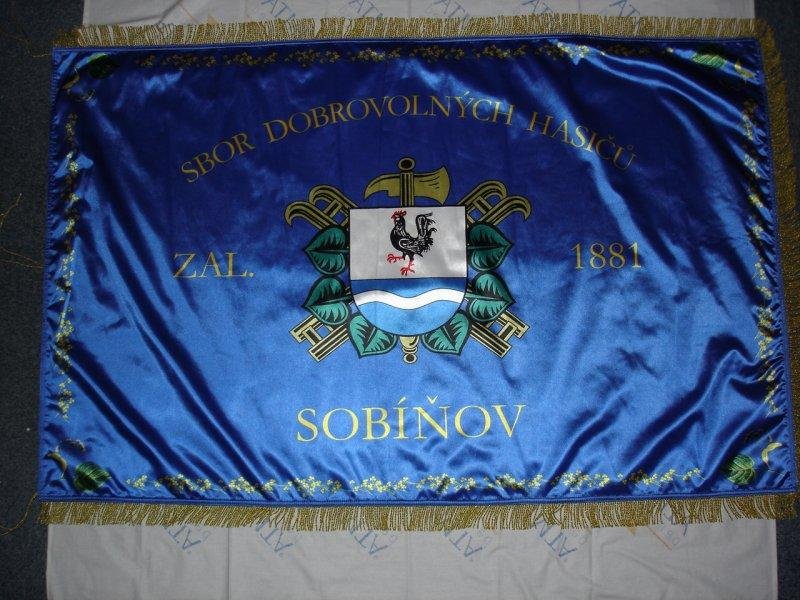Slavnostní vlajky - Sobinov