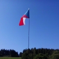 ČR vlajka na mobilním skládacím stožáru 