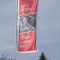 Vlajky na stožárech - Škoda