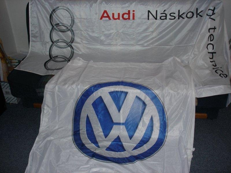 Reklamní vlajky - Audi a VW