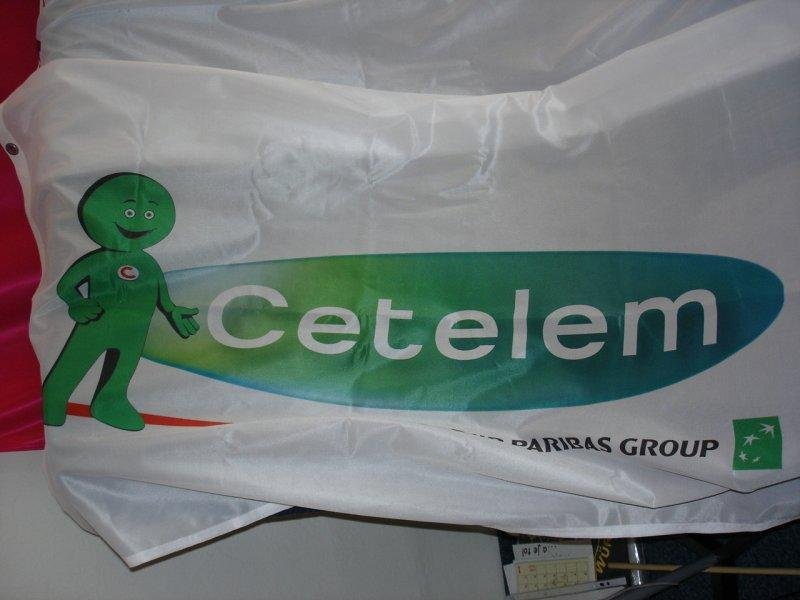 Reklamní vlajky - Cetelem