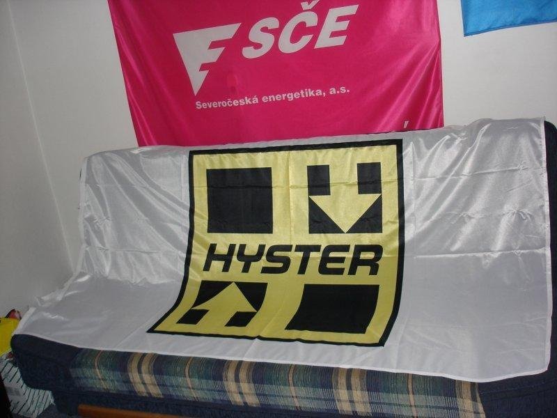 Reklamní vlajky - Hyster